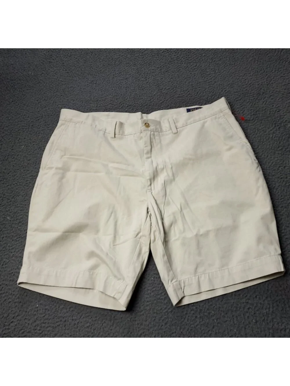 Polo Ralph Lauren Shorts Mens 40 x9 Classic Fit Chino Khaki Tan Beige Streetwear